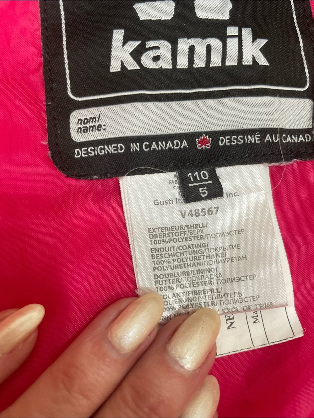 Kamik snow bibs girl 5 - Picture 5 of 7